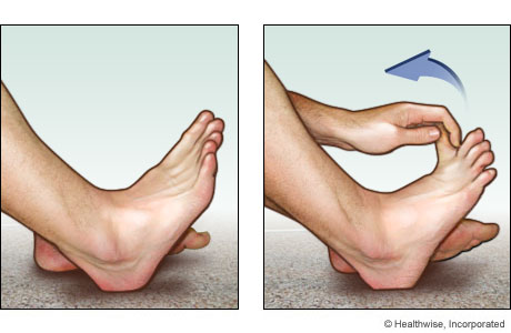 Toe stretch Toe stretch